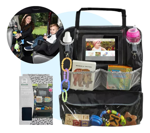 Organizador Asiento Trasero Respaldo Auto Coche Bolsillos Rz
