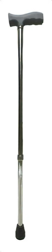 Bastón Ortopédico Ergonómico Ajustable Goma Antiderrapante Color Plateado