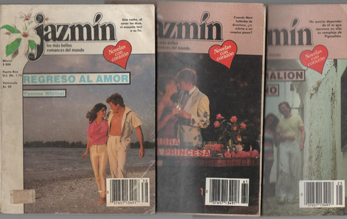 Novelitas De Amor Coleccion Jazmin  (lote 3)