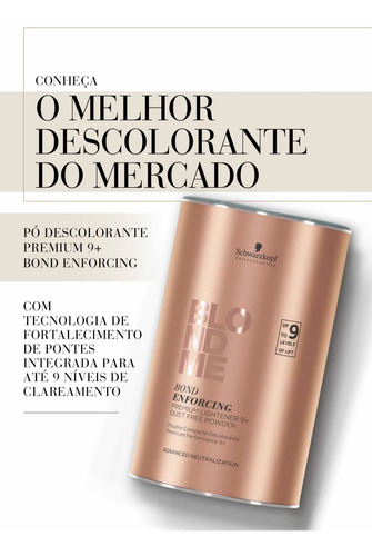 Imagem 2 de 5 de Schwarzkopf Professional Pó Descolorante Blondme 9+ 450g