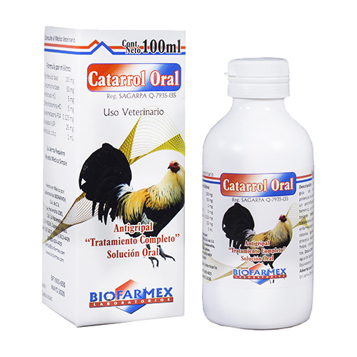 Catarrol Oral 100 Ml Para Aves 1 Pz 