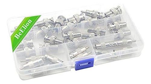 Beelion 32 En Paquete Rca Y Bnc Kit De Conector De Cable Coa