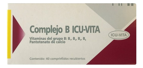 Complejo B Icu-vita® X 40 Comprimidos