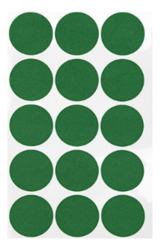 Puntos Marcadores De Mesa De Billar, Verde 35 Mm 15piezas