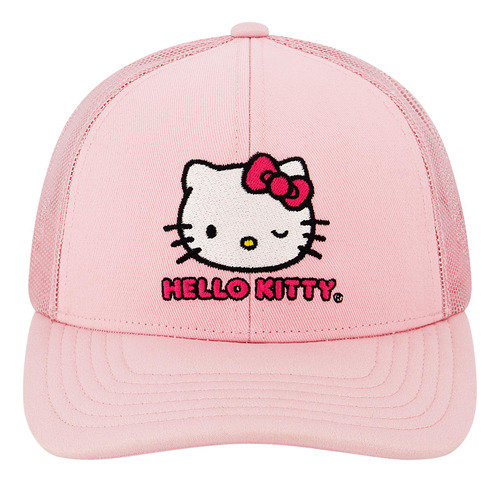 Hello Kitty Trucker - Gorra De Beisbol Ajustable Con Ala Cur