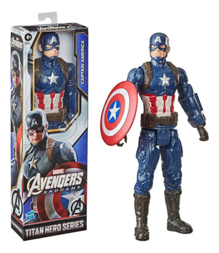 Capitán América 30 Cm - Marvel - Hasbro Original - 