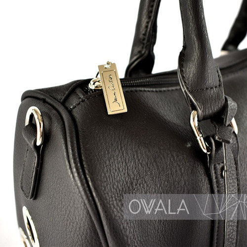 Imagen 5 de 6 de Cartera Bandolera Mujer Cuero Sintético Negra Jean Cartier