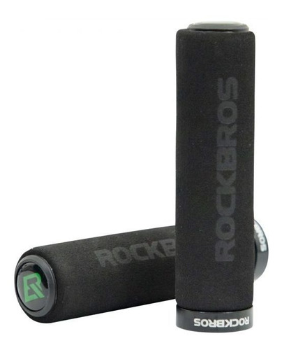 Puños Grips Ciclismo Rockbros Bt1001 con Anilla Negro