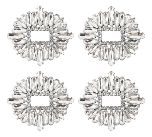 Decoração De Sapato De Strass, 2 Pares De Sapatos, Fivela, M