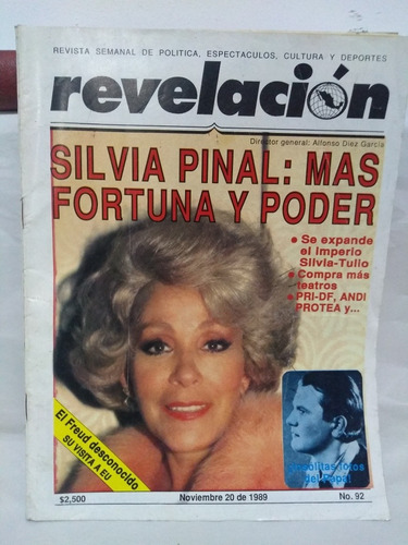 Revista Revelación Silvia Pinal 