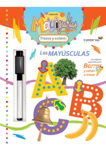 Magigrafias Las Mayusculas - Libro Infantil + Lapiz Magico 