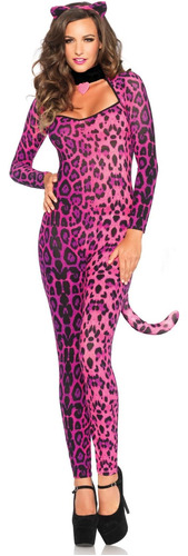 Leg Avenue M Pretty Pink Pussycat Para Mujer, Tamaño Mediano