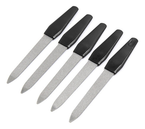 Limas Para Uñas De Doble Cara Manicura Pedicura 5 Piezas