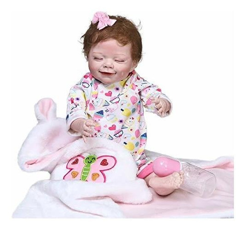 Muñeca - 22 Pulgadas 55 Cm Reborn Baby Dolls Silicona Extrem