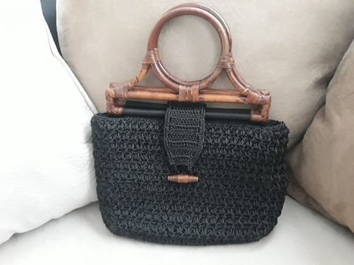 Cartera Dama De Mano Tejido Crochet, Hecha A Mano, Artesanal