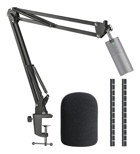 Razer Seiren X Mic Boom Arm Stand Con Filtro Pop, Compatible