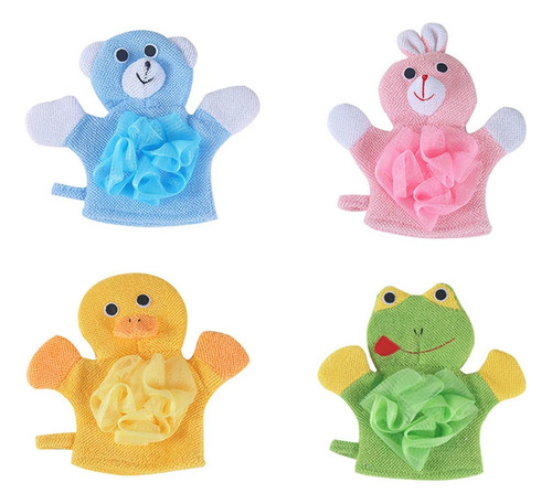 Guante Esponja Titere De Patito Para Ducha Niños Divertido
