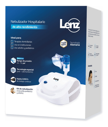 Compresor Nebulizador Lenz  Nb-206b