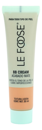 Base de maquillaje en crema Le Foose BB Cream BB Cream BB Cream tono medium - 30mL 3g
