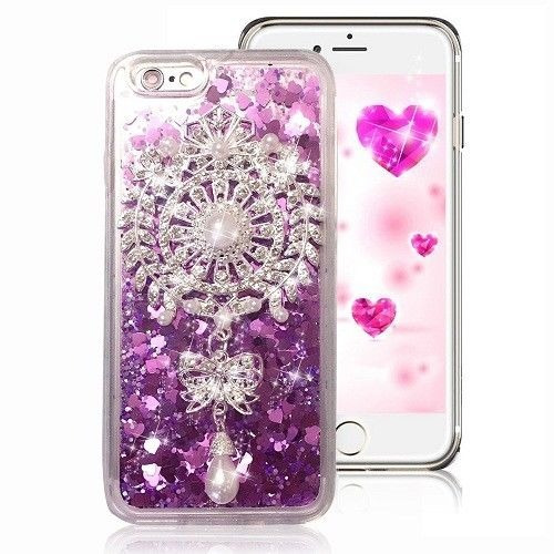 Caso De T-mobile Brillo 3d Diamante Bling Star Líquido