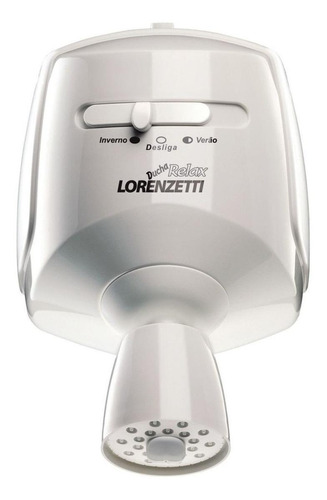 Chuveiro elétrico de parede Lorenzetti Relax Ultra Relax branco 5500W 220V