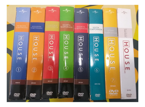Coleção Dvd Doutor House 8 Temporadas (Usado)