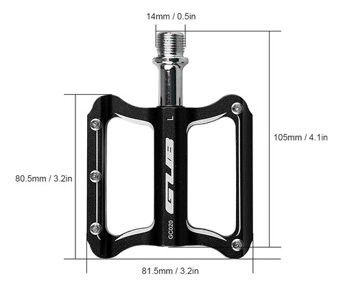 Aluminio Ciclismo Mtb Bicicleta Pedales Cnc Sellado Rodamien