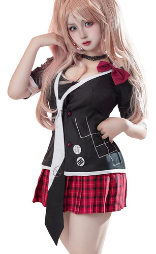 Junko Enoshima Uniforme Cosplay Para Mujer Traje Escuela Ani