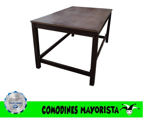 Mesa Medida 1,69 Mx1,38 Mx90 Cm De Madera