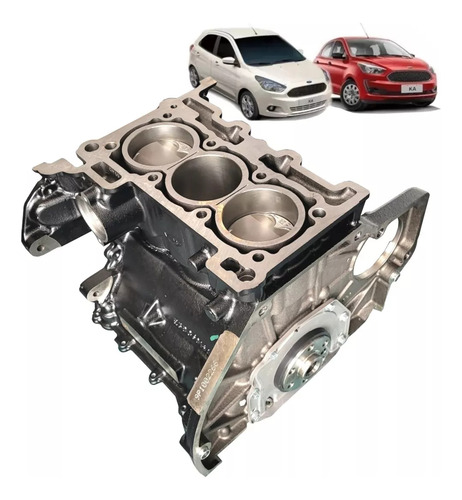 Motor Parcial Do Ka 1.0 3 Cilindros Original Ford
