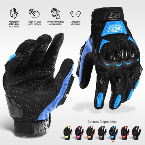 Guantes Proteccion Pantalla Táctil De Dedo Para Motocicleta