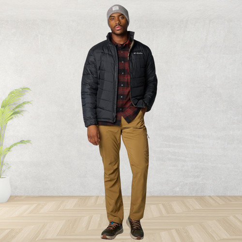 Campera Columbia Térmica Hombre Sin Capucha Labyrinth Loop