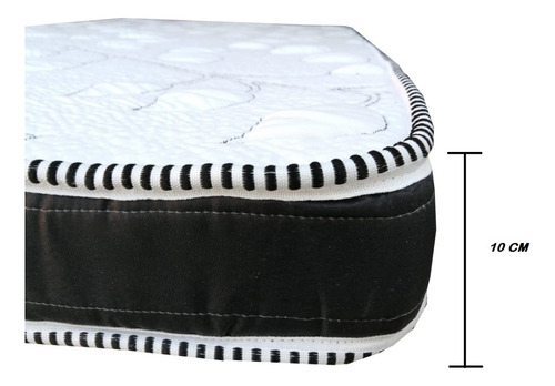 Colchon Para Cuna Corral De Bebe 80 X 140 X 10 Tela