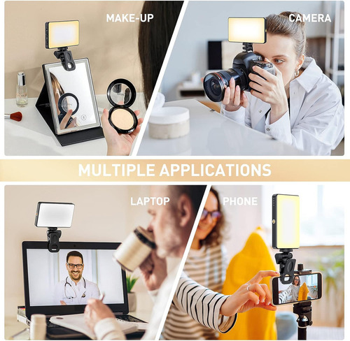 120 Led Teléfono Luz Luz Selfie Recargable Clip Luz De