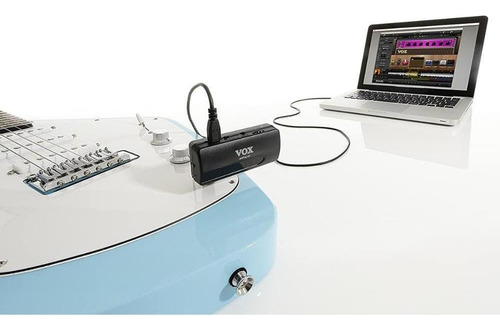 Interface Para Gravar Guitarra Vox Amplug I/o Ap-io Gravação Cor Preto