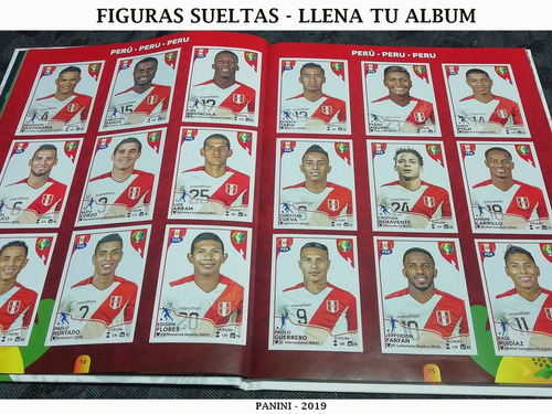 Figuras Sueltas Panini Copa América Brasil 2019 *** 