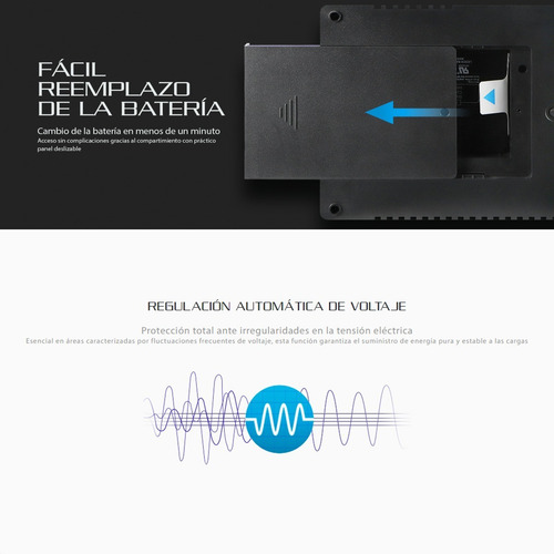 Ups Interactiva Forza Ht-1000lcd 1000va/600w 12 Tomas ±32min