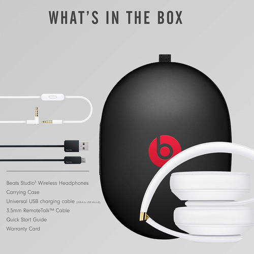 Auriculares Supraaurales Inalámbricos Beats Studio3 Con Canc