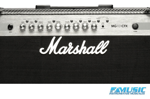 Imagen 5 de 10 de Amplificador De Guitarra Electrica Marshall Mg101cfx 100w Fx