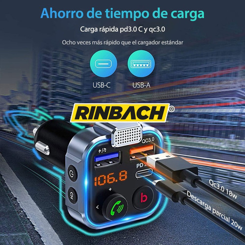 Cargador C Transmisor Bluetooth Ford Focus Hb 2010