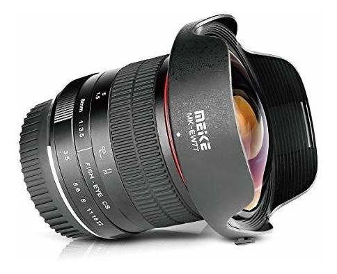 Imagen 3 de 10 de Lente Ojo De Pez Ultra Gran Angular Mk 8 Mm F35