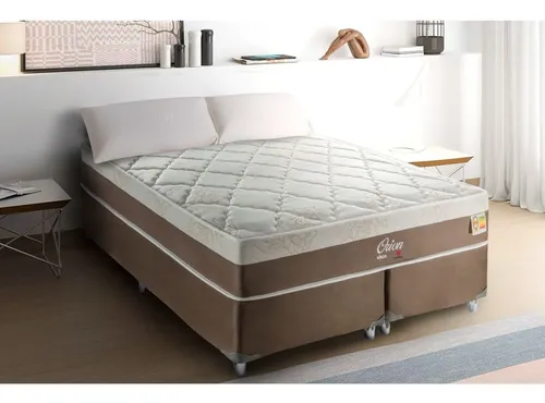 Cama Box Queen 158x198x58cm Molas Ensacadas Orion Montreal