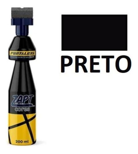 Tinta Para Rejunte Zapt Preto 200ml Fortaleza-kit 2uni