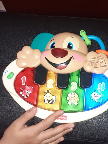Imagen 2 de 3 de Piano Pianito Perrito Fisher Price Luces Sonido Juguete Niño