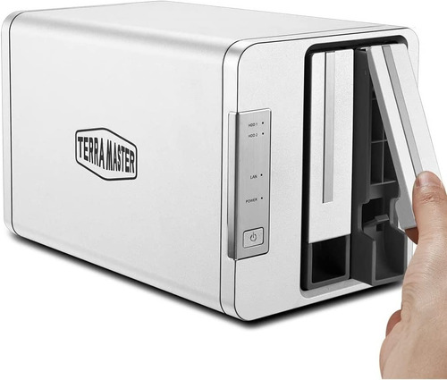Imagen 4 de 7 de Terramaster F2-210 Nas De 2 Bahías Quad Core 1gb Hasta 40tb