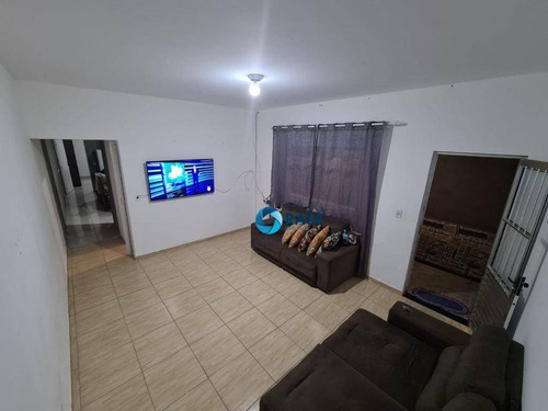 Oportunidade Investidor, Terreno Com 3 Casas Grandes, 250 M² Por R$ 350.000 - Chácara Cocaia - São Paulo/sp - Ca2209