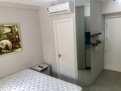 Imagem 3 de 21 de Apartamento Flat Studio - Novo De Alto Padrão - Mobiliado - Com Garagem - A 80m Da Estação Do Metrô - Ao Lado Do Ministério Da Economia / Receita Federal - Condomínio Setin Downtown Luz