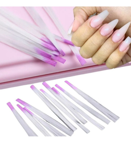 Fibra De Vidro Alongamento Unhas Com 50 Tufos - Brilia