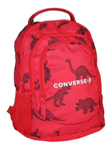 aleatorio Árbol genealógico Red Mochila Converse Dinosaurio Infantil Original | Envío gratis