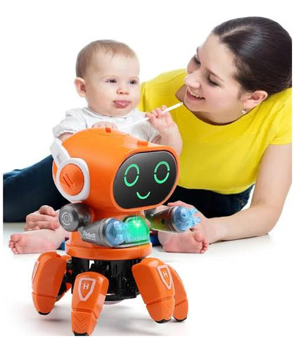 Robot Bailarin Con Música Y Luz Para Niños